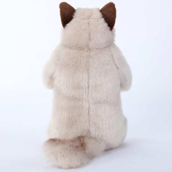 CU-MATE 20" Length Adorable Stuffed Animals Cat -Handmade Plush Soft Cat -Present Gift for Boys/Girls (Grey Ragdoll Cat)