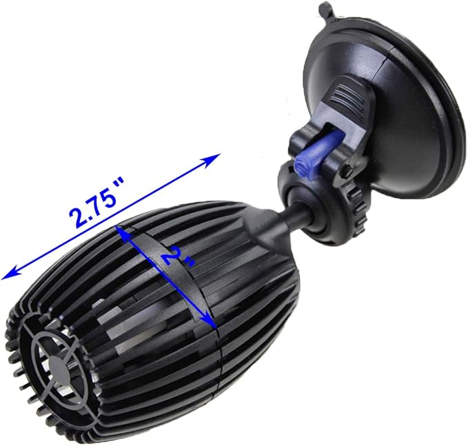 AQUANEAT Circulation Pump, 480 GPH Aquarium Wave Maker, Fish Tank Powerhead Submersible Water Pump with Suction Cup