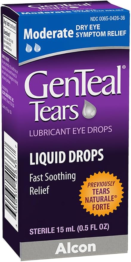 Genteal Tears Moderate Eye Drops, 0.507 Fluid Ounce