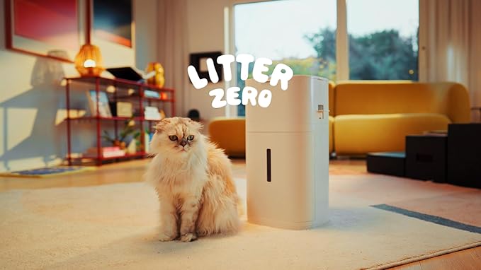 Litter Zero Base Set (Includes 1 Refill, Scoop) + 6 Additional Refills Pack