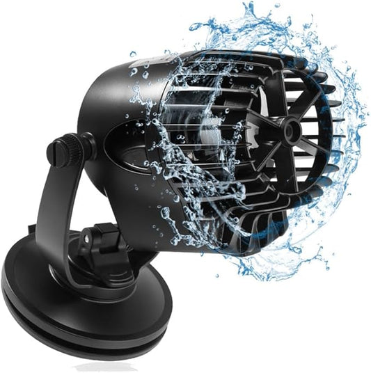 DaToo 2642GPH Mini Aquarium Circulation Pump Ultra-quiet Fish Tank Wave Maker With Suction Cup 360 Degree Rotatable Aquarium Power Head Submersible Water Pump For Freshwater And Saltwater