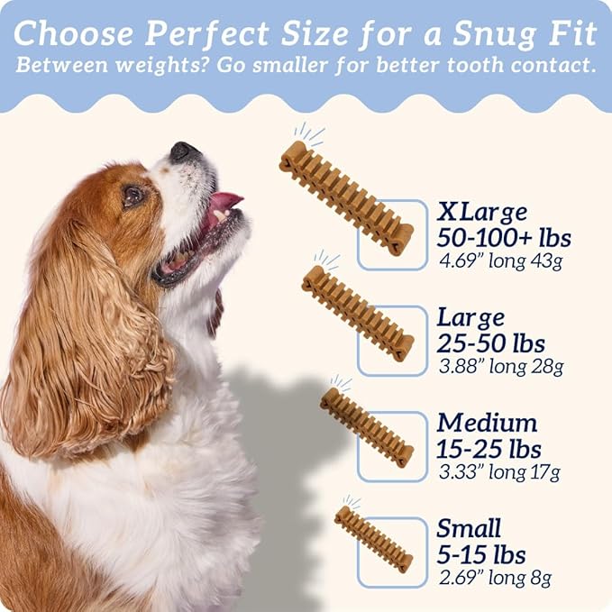 Groovies Senior Medium Dog Dental Chews for Dogs, Patented DentalFit Technology for Plaque & Tartar Support, Flexible Texture for Easy Chewing, Chicken Flavor, USA Manufactured,15–25 lb Dogs,45 Count