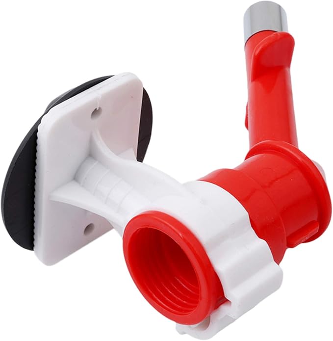Sevenfly 1Pcs Pet Water Dispenser Nozzle Dogs Cats Water Feeder Nozzle No-Drip Water Dispenser Fountain Bottle Head Anti-Leaking Pet Hanging Drinking Nozzle, Red