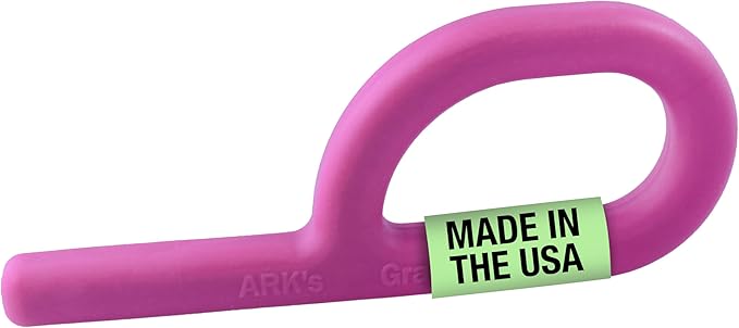 ARK Grabber® Sensory Chew Tool - Soft Oral Motor Fidget for Kids & Adults with Autism, ADHD, SPD, Anxiety - Helps with Focus and Self-Regulation - Standard Softness - Magenta