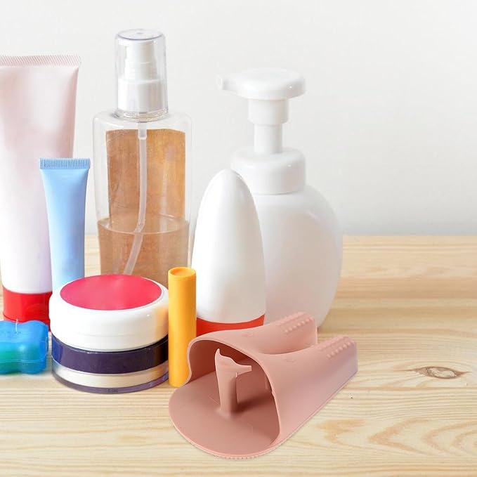 WOONEKY Silicone Face Scrubber Set 3pcs Soft Facial Cleansing Brush for Women Manual Exfoliating and Deep Cleaning with Cute Rabbit Ear Design for Daily Skin Care