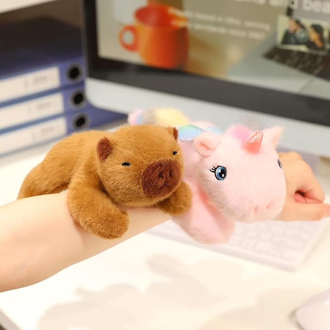 Ditucu Cute Palm-Sized Capybara Stuffed Animal Soft Capibara Plush Doll Small Plushies Toys Gifts for Kids Brown 7.8 inch