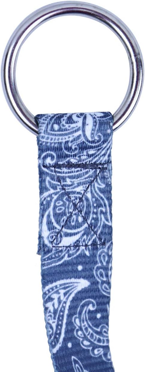 Derby Originals Heavy Duty Adjustable 30” Nylon Hanging Bucket Straps for Water and Feed Buckets - Available in 16 Colors and Patterns (Grey Floral)
