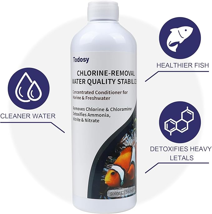 Aquarium Water Regulator and dechlorinator - 16.91 Ounce for Freshwater and Marine Aquariums (500ML / 16.91OZ)