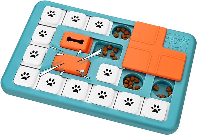 FOXMM Dog Puzzle Toys - Interactive IQ Training & Mental Stimulating Toys for Large, Medium & Small Dogs