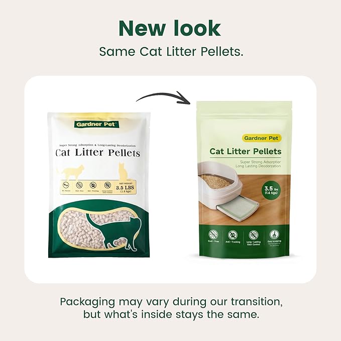 Gardner Pet Non-Clumping Zeolite Cat Litter Pellets (7Lbs Bundle), High-Absorbent Mineral Refill for Double-Layer Sifting Litter Boxes, 99.9% Dust-Free & Superior Odor Control, Unscented (3.5Lbs x 2)