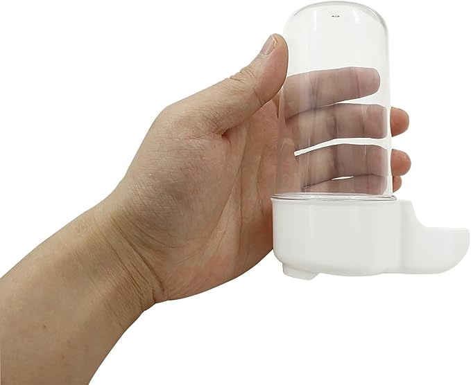 Uenhoy 4 Pcs Plastic Bird Feeder, 200ml/6.76 fl oz, For Parrots, Cockatiels, Budgies, Mice, Hamsters