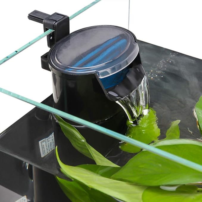 Senzeal Aquarium Turtle Filter Quiet Low Water Level Filter Pump 5W 400L/H Internal Fish Tank Filter for Fish Tank Turtle Tank