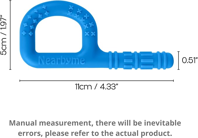 Sensory Chew Toys for Autistic Chewers, 4 Packs Oral Motor Chew Toys for ADHD, SPD, Oral Motor Stimulation or Special Needs (Color 2)