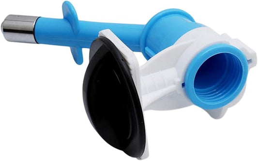 Sevenfly 1Pcs Pet Water Dispenser Nozzle Dogs Cats Water Feeder Nozzle No-Drip Water Dispenser Fountain Bottle Head Anti-Leaking Pet Hanging Drinking Nozzle, Blue
