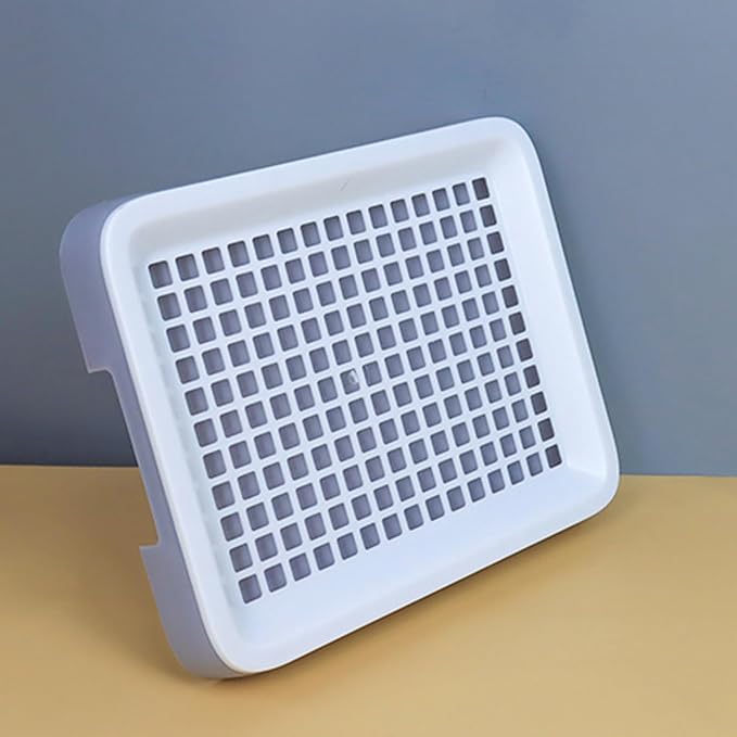Rabbit Potty Training Litter Box, Guinea Pig Litter Box Detachable Plastic Rabbit Potty Tray Hamster Toilet Box for Small Animal