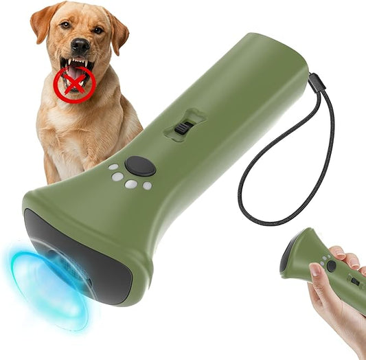 Dog Bark Deterrent Devices,Ultrasonic Anti Barking Device for Dogs, Portable Dog Training Device,Stopping Own or Neighbor's Dog Barking,Safe & Effective for Indoor & Outdoor Use(Green)