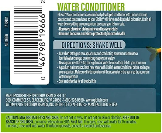 GloFish Water Conditioner 4 Ounces, Makes Tap Water Safe For Aquariums