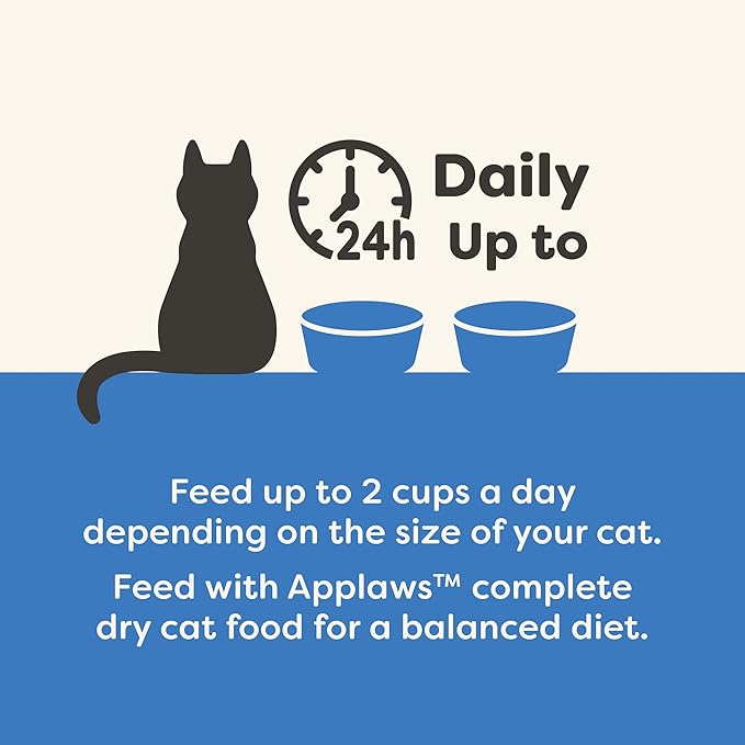 Applaws Natural Wet Cat Food in Broth, Limited and Natural Ingredients, High Protein with No Artificial Additives, Tuna Fillet & Shrimp in Broth (10 x 2.12 oz Easy-Open Cups)