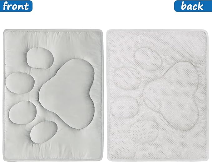 Dog Mat for Crate, Dog Bed Mat with Anti-Slip Bottom 23"x 36", Warm Pet Bed Mat, Machine Washable Pet Mattress for Pet Sleeping