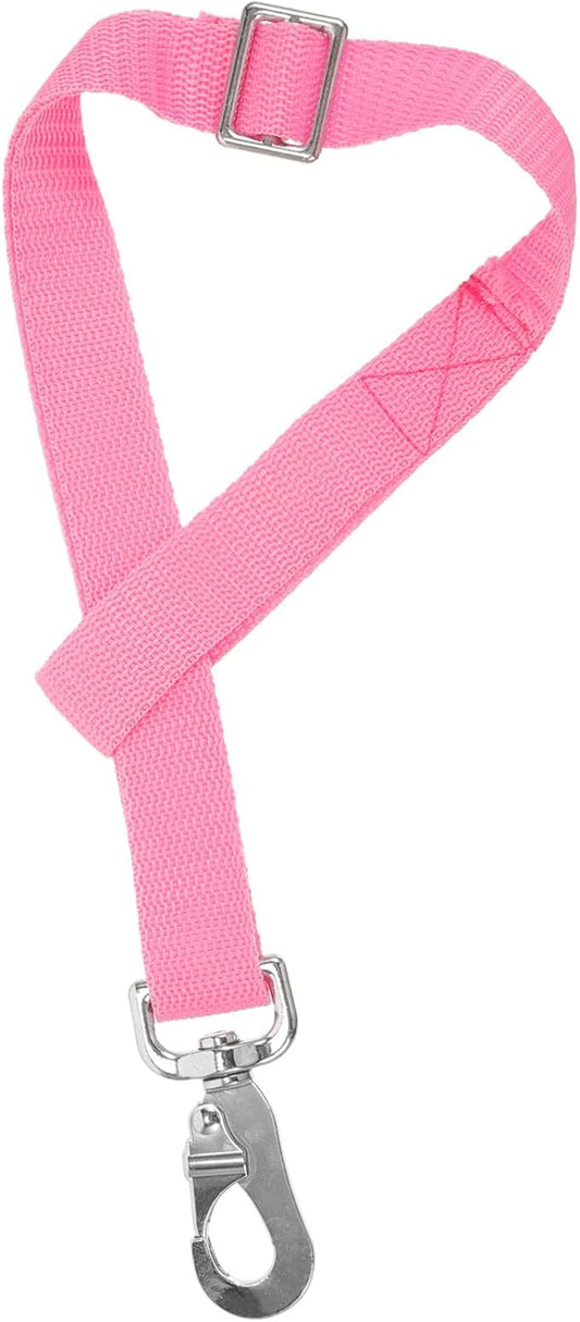 Ipetboom Adjustable Horse Bucket Strap, 21.2in Reusable Durable Nylon Feeder Hanger for Water Buckets and Nets in Stalls or Outdoor Use