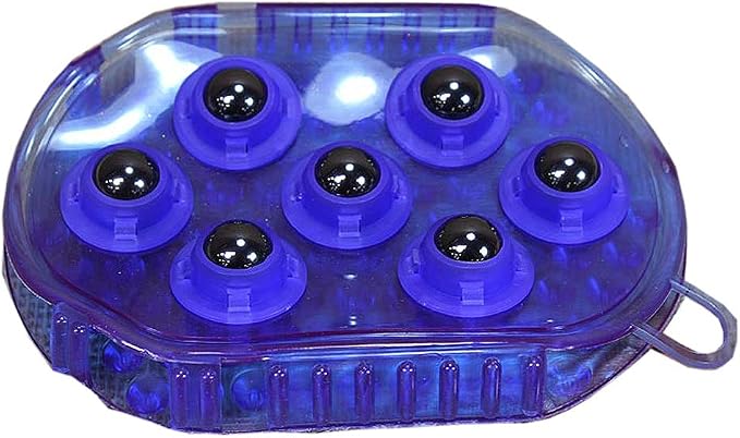 Tough-1 Rubber Jelly Massage Mitt Purple