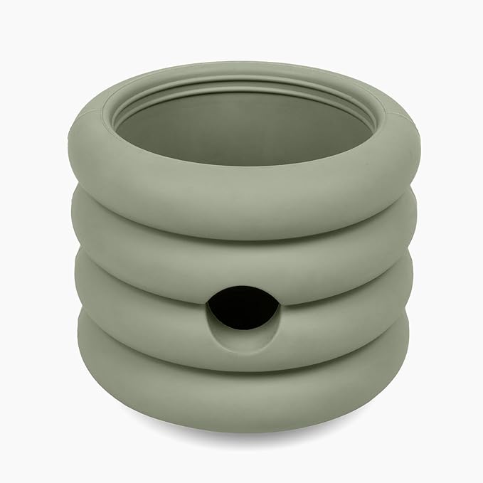 Should We Go? The Ripple Cup Silicone Dog Enrichment Toy & Slow Feeder, Treat Dispensing Cup - Food-Safe Meal Feeder, Frozen Treat Dog Toy with Freezer Plug, 3 oz Capacity, for Small Dogs