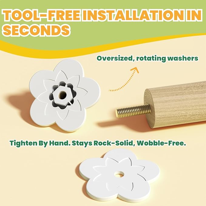 Dual Texture Bird Perch Wood & Sand Grinding Stone Sticks 2-Pack Cage Accessories for Cockatiels Parakeets Lovebirds Conures