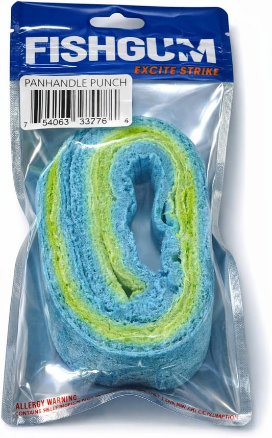 FishGum Surf Fishing Bait Strips for Saltwater Beach Fishing – Real Shrimp, Crab, Clam & Sand Flea Infused Scent – Artificial Cut Bait for Pompano, Redfish & Flounder