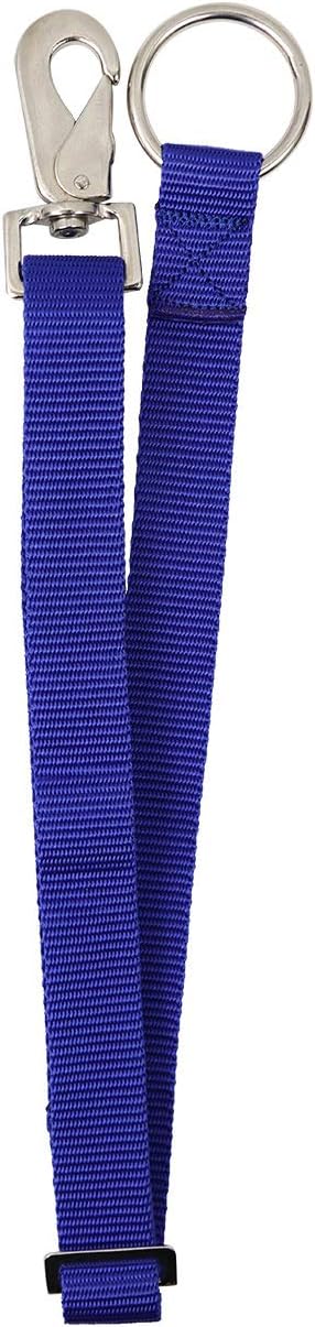 Heavy Duty Adjustable Horse Water Bucket Straps Hangers by Derby (Royal Blue)
