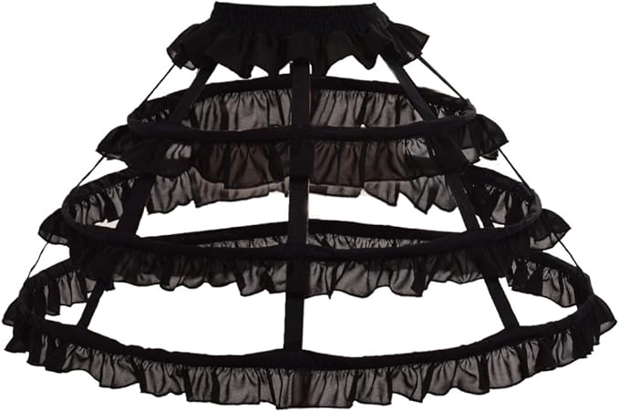 GRACEART Victorian Dress Pannier Hoop Skirt Bustle Cage Skirt