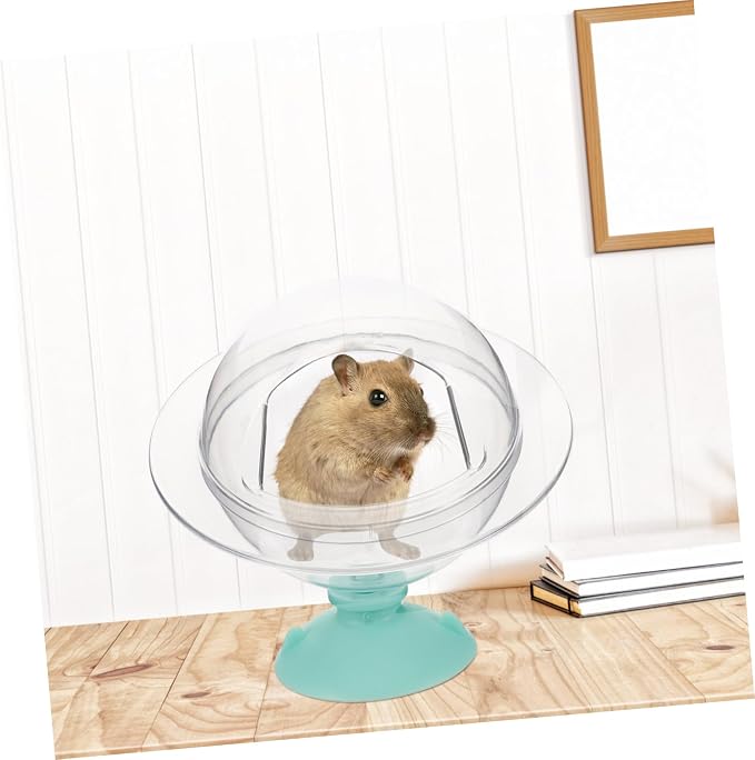 GANAZONO Hamster Sand Bath Tub Multi-use Bathing Toilet Accessory for Pets Deep Edges to Hold Bath Sand Design for Hamsters Mice and Guinea Pigs for Indoor Use