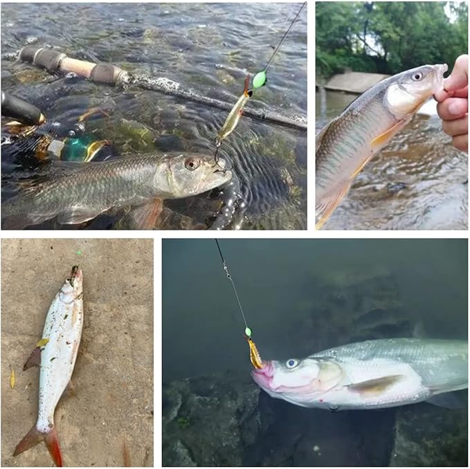 6pcs Saltwater Shrimp Fishing Lures, Fishing Shrimp Lures Luminous Silicone Soft Bait for Freshwater Saltwater