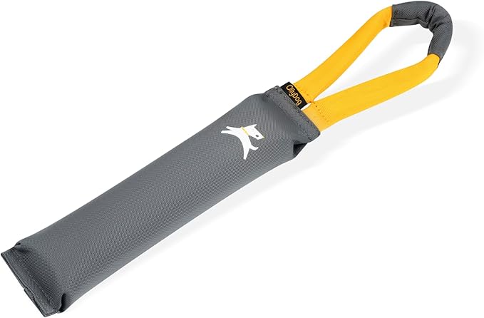 OllyDog Tugger | Durable Dog Tug Toy | Recycled | Tough Dog Bite Pillow | Handle | Interactive Pull Toy | Fetch & Training (Castle Rock)