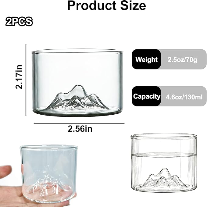 2 Pcs Hamster Feeding & Water Bowls, Glass Syrian Hamster Water Bottle Rat Food Bowl Anti Turning Small Animal Bowls for Gerbils Mice Rats (Clear)