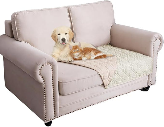 Ameritex Waterproof Dog Bed Cover Pet Blanket for Furniture Bed Couch Sofa Reversible