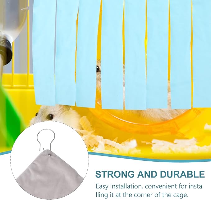 2pcs Pet Tent Hammock Soft Breathable Hidden House for Hideaway Provides Cozy Safe Space for Ferrets Guinea Pigs and Hamsters