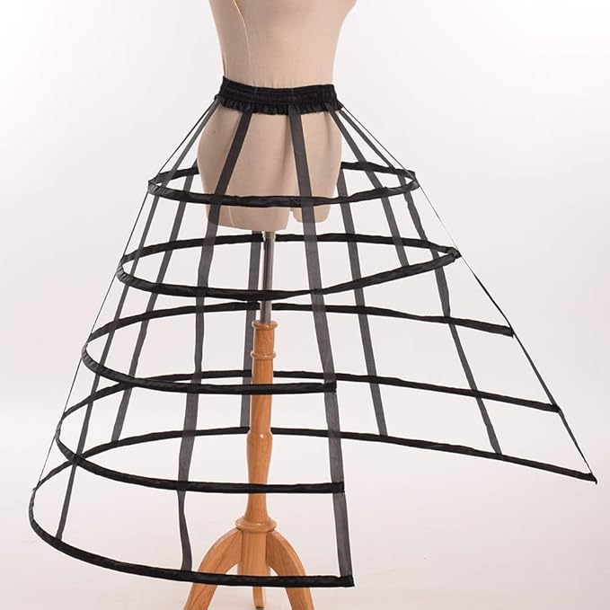 Pannier Petticoat Women Victorian Bustle Cages Hoop Skirt Cage Skirt for Women