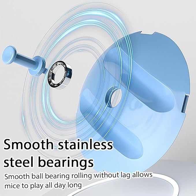 Hamster Roller Ball Toy Car, Small Hamsters Wheel Toy, Fun Pet Transparent Balls, Exercise Wheels with Detachable Transparent Breathable Ball, Suitable for Hamsters, Ferrets, and Other Animals