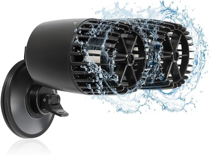 DaToo 5284GPH Mini Aquarium Circulation Pump Ultra-quiet Fish Tank Wave Maker With Suction Cup 360 Degree Rotatable Aquarium Power Head Submersible Water Pump For Freshwater And Saltwater