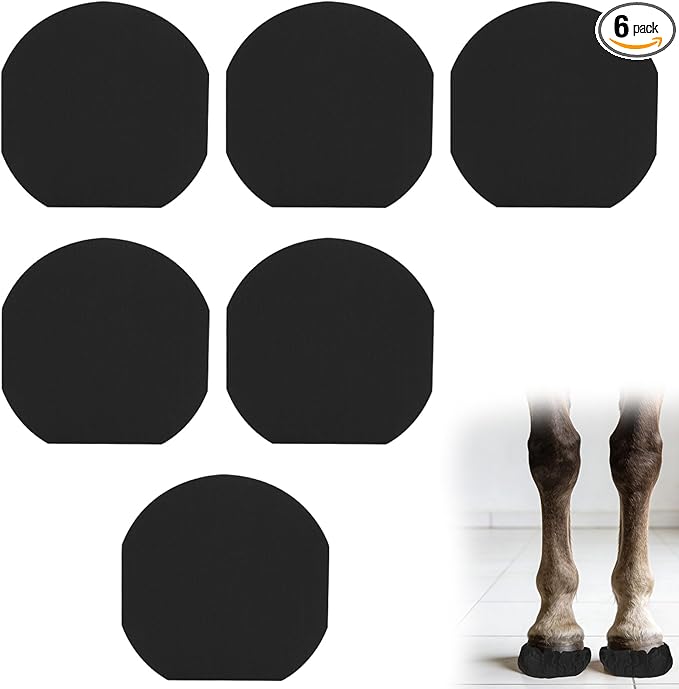 Ecliptica 6 Pack Horse Hoof Tape, Hoof Abscess Pads Wrap for Horse, Breathable Hoof Tape Hoof Packing for Hoof Laminitis Abscess Relief & Wound Management Additional Protection for Horse Hoove
