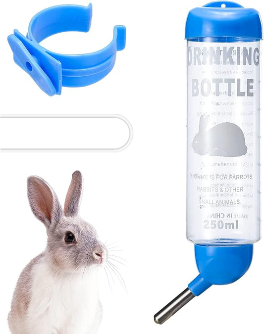 PStarD Moon Small Animals Bunny Hamster Guinea Pig Water Bottle - 8.5 oz, Suitable for Rabbits, Chinchillas, Gerbils, Groundhogs, Squirrels