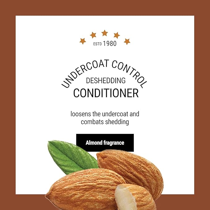 The Coat Handler Undercoat Control Deshedding Conditioner, 1 Gallon - Combats and Reduces Shedding, Undercoat Removal, Omega 3 & 6 Rich, Vitamin E Strengthens Hair Follicles, All-Natural Ingredients