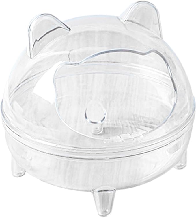 Hamster Sand Bath Container - Durable Pet Bathing Box, Perfect Sand Bath Set for Hamsters | Secure and Spacious Sand Container, Ideal for Rodents, Easy Cleaning Pet Grooming Solution