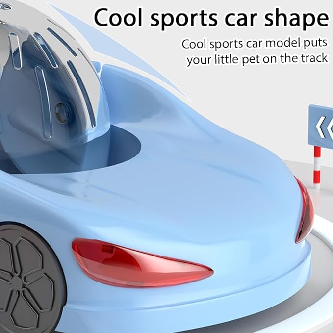 Hamster Roller Ball Toy Car, Small Hamsters Wheel Toy, Fun Pet Transparent Balls, Exercise Wheels with Detachable Transparent Breathable Ball, Suitable for Hamsters, Ferrets, and Other Animals