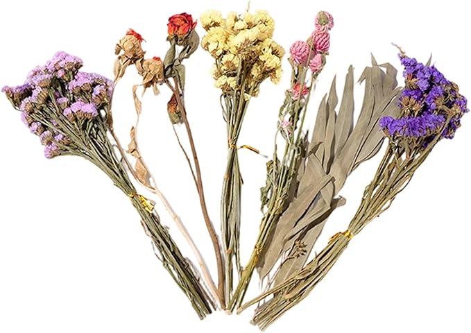 Natural Dried Flower Hamster Sprays for Hamster Cages, Decorative Floral Hamster Bedding Decors, Small Animal Houses & Habitats Hamster Cage Accessories