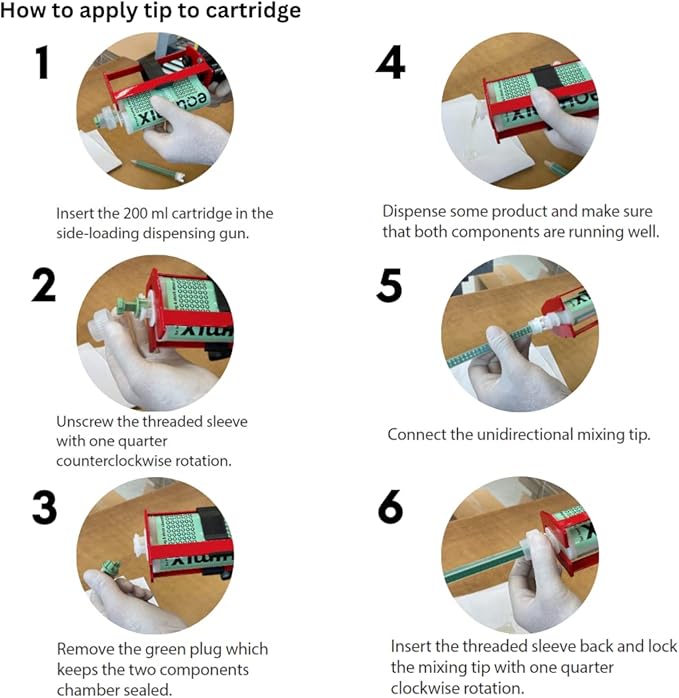 Comfort Pour-in Horse Hoof Pad 200ml Cartridge & Two Application Tips