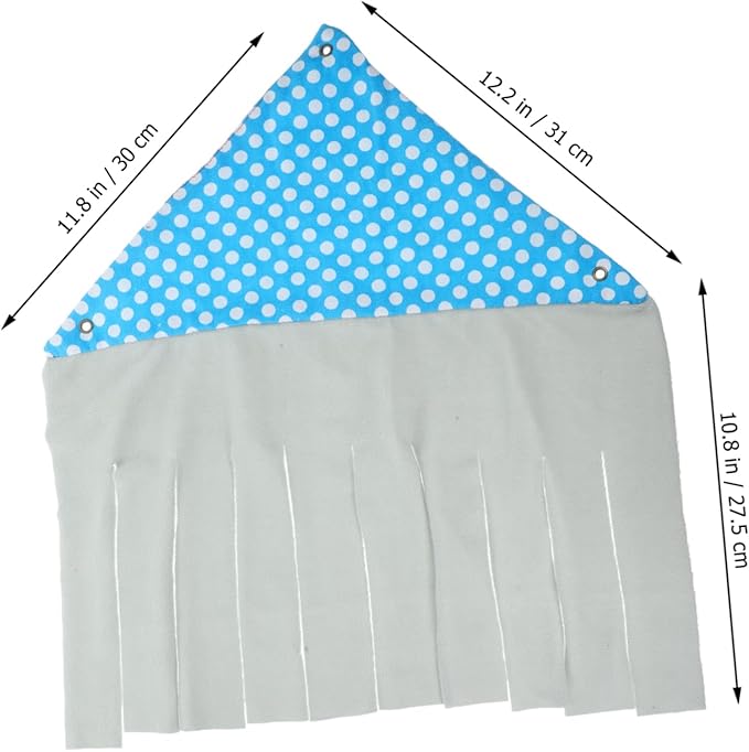 Totority Guinea Pig Hideout Corner Hammock Durable Small Animal Hideaway for Stress Relief Easy to Install Pet Accessory for Hamsters Rabbits and Ferrets Gray