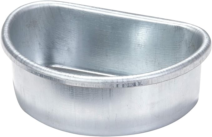 Pet Lodge Rabbit Metal Cage Cup Durable, Mountable Feeding & Watering Bowl for Small Animals (1 Pint) (Item No. ACU6)