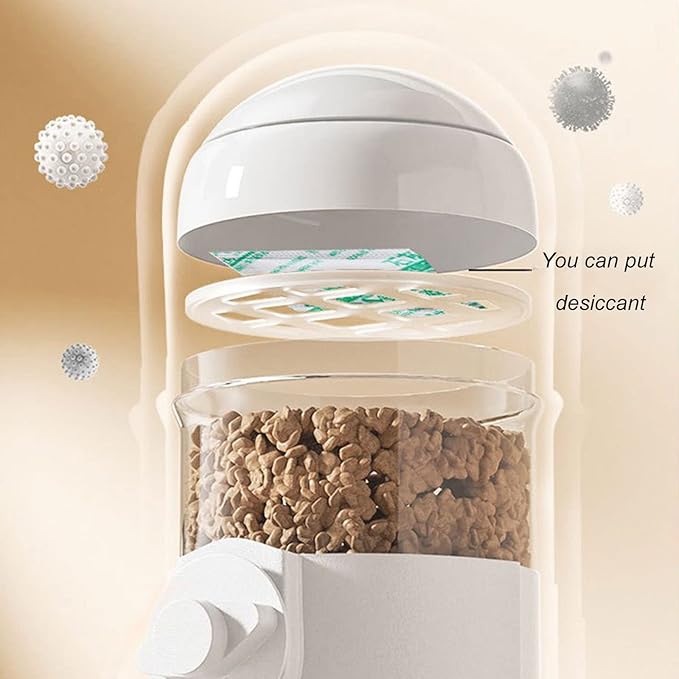 Pet Dog Cat Hanging Automatic Feeders Drinking Bowls, Auto Gravity Rabbits Feeder Water Set, Cage Pet Feeding Bowls Dispenser for Cats Dogs Puppy, Rabbit Hamsters Chinchilla Hedgehog (Green-Water)