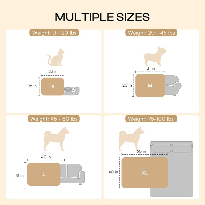 LINENLUX 1 Pack 4 Blankets Super Soft Fluffy Premium Fleece Dog Blankets for Puppy Cat Pet Blanket Flannel Throw Warm Sleep Dog Paw-4pcs 40x31 inch
